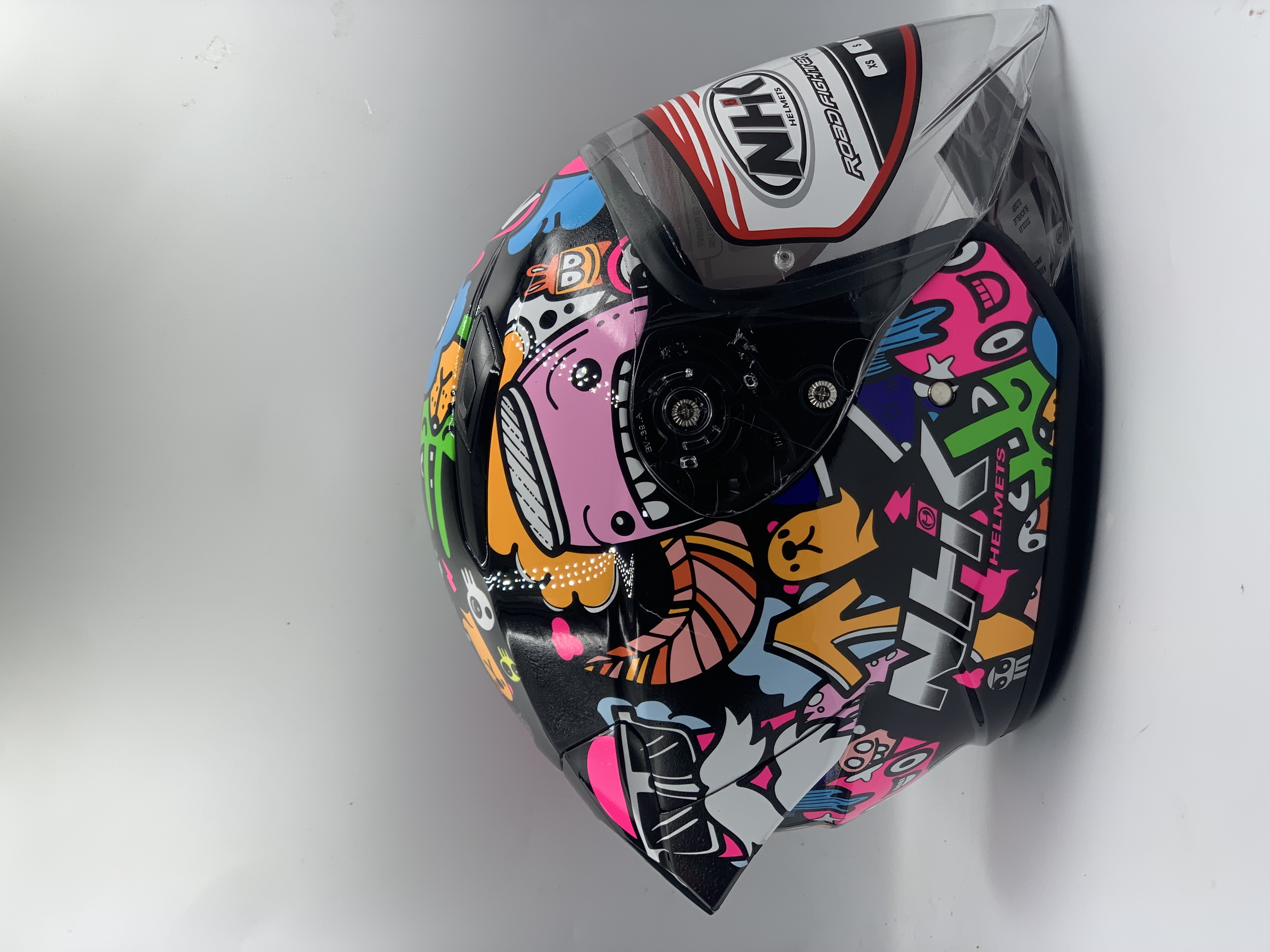 NHK Helmet S1GP S Doodles Black/ Blue Glossy(ECE 22.06)